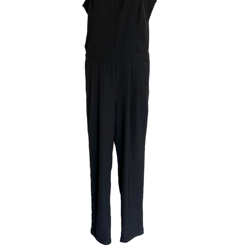 Mossimo | Black Jumpsuit | Sleeveless | Mesh Cutout - Picture 3 of 7